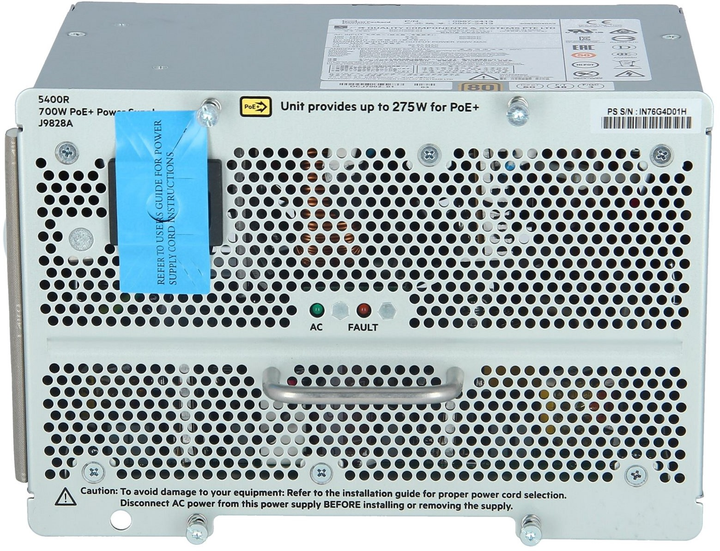 Zasilacz HP Aruba Networking 5400R 700W PoE+ zl2 (J9828A) - obraz 1