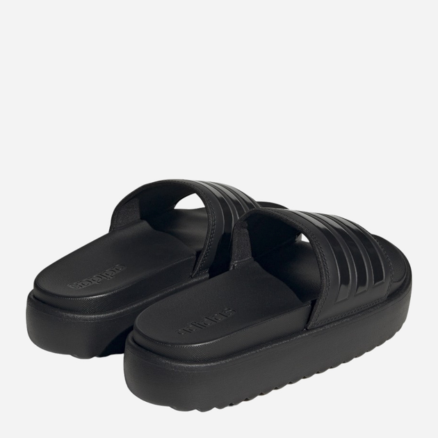 Жіночі шльопанці adidas Adilette Platform HQ6179 39 Чорні (4066747183785) - зображення 4