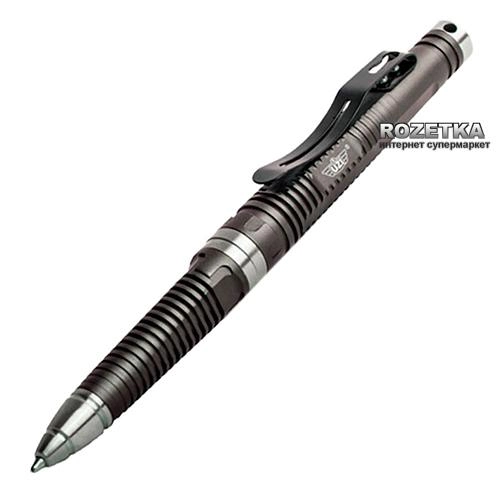 Тактическая ручка UZI 8 со стеклобоем Gun Metal (12000440) - изображение 1