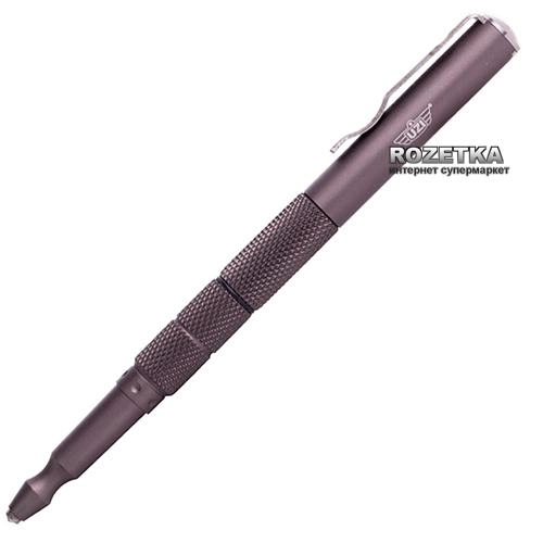 Тактическая ручка UZI 5 со стеклобоем Gun Metal (12000438) - изображение 1