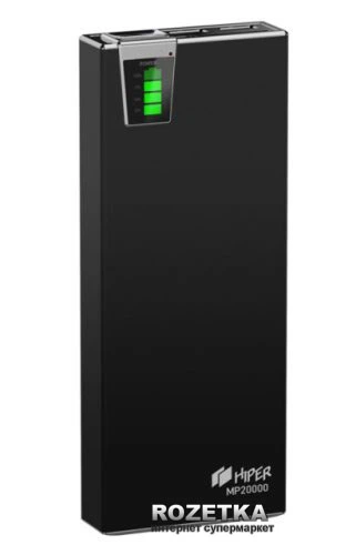 УМБ HIPER Power Bank MP20000 20000 mAh Black (1013) - Фото 1 УМБ HIPER Power Bank MP20000 20000 mAh Black (1013) - изображение 1
