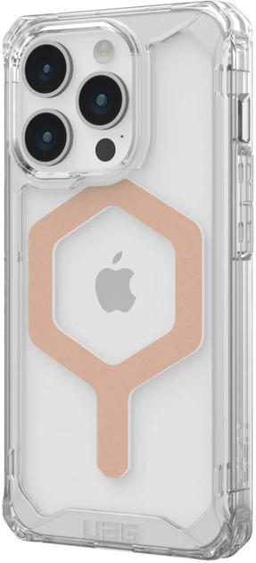 Etui Urban Armor Gear Plyo do iPhone 15 Pro z MagSafe Transparent/Rose Gold (840283909597) - obraz 2