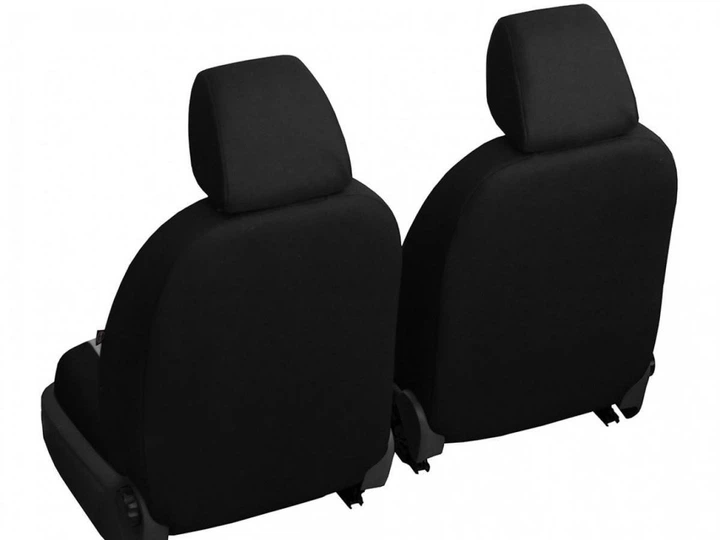 Авточехлы из экокожи для RENAULT SANDERO STEPWAY 2007-2012 Pok-ter Desing Leather с красной вставкой - изображение 6