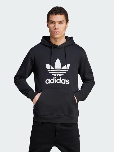 Худі чоловіче adidas Adicolor Classics Trefoil IM4489 XL Чорне (4066761447009) - зображення 1