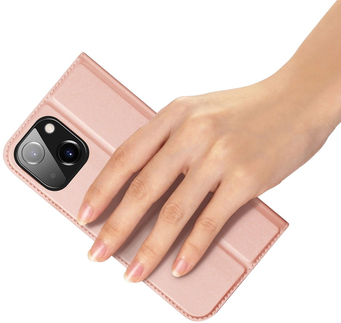 Чохол-книжка Dux Ducis Skin Pro для iPhone 15 Pink (6934913025376) - зображення 5