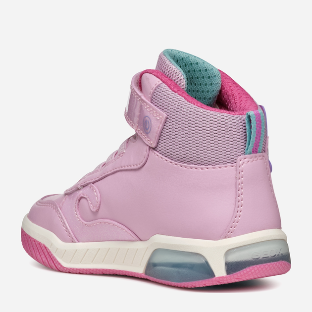 Sneakersy młodzieżowe dla dziewczynki Geox J Inek Girl J46ASB0BCKCC8206 35 Różowe (8056206891159) - obraz 4