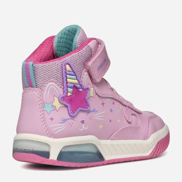 Sneakersy młodzieżowe dla dziewczynki Geox J Inek Girl J46ASB0BCKCC8206 35 Różowe (8056206891159) - obraz 5