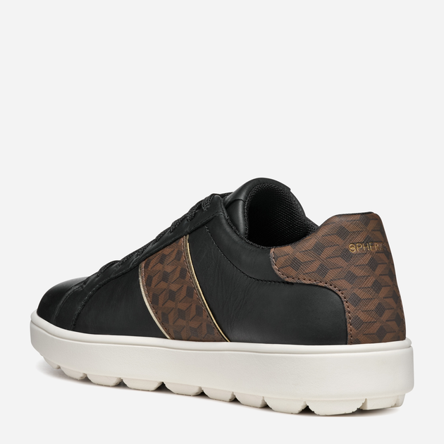 Sneakersy damskie na platformie Geox D Spherica Ecub-1 D46WEA08504C9229 38 Czarne (8056206890220) - obraz 3