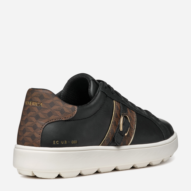 Sneakersy damskie na platformie Geox D Spherica Ecub-1 D46WEA08504C9229 38 Czarne (8056206890220) - obraz 4