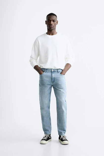 Джинси звужені Zara Slim Fit 36 блакитний 4060/411/400 – Брендовая Джинси звужені Zara Slim Fit 36 блакитний 4060/411/400 – Брендовая