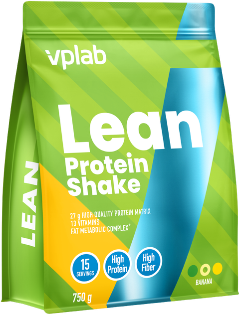 Białko VPLab Lean Protein Shake 750 g Banan (5060255354575) - obraz 1