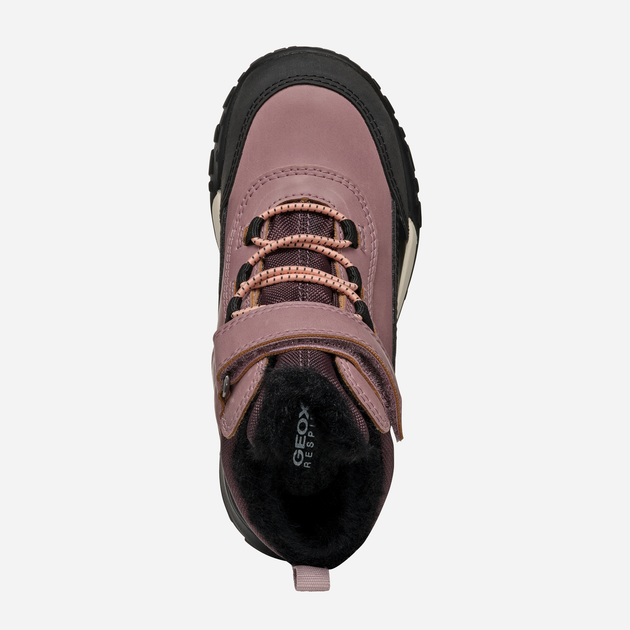 Підліткові зимові чоботи для дівчинки Geox J Trekkyup Girl B Ab J46M7A0MEFUC8007 39 Темно-рожеві (8056206996120) - зображення 5