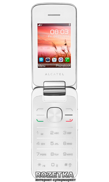 Мобильный телефон Alcatel One Touch 2010D Dual SIM Pure White – фото ...