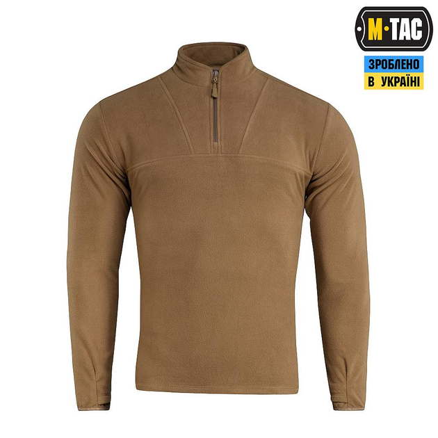 Тактическая кофта M-Tac Delta Fleece Coyote Brown койот 2XL - изображение 2