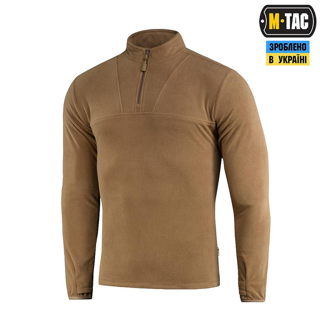 Тактическая кофта M-Tac Delta Fleece Coyote Brown койот 3XL - изображение 1