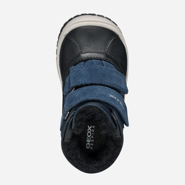 Дитячі зимові чоботи-дутики для хлопчика Geox B Omar Boy Wpf B462DC022FUC4429 27 Чорний/Темно-синій (8056206921511) - зображення 5