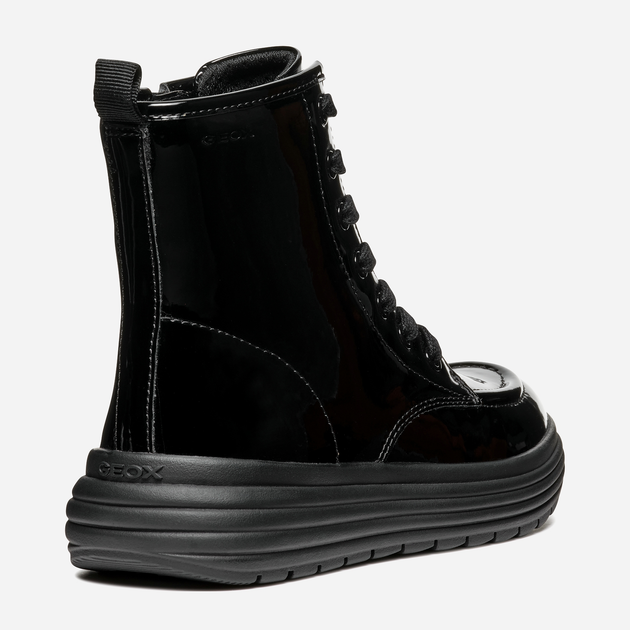 Підліткові демісезонні черевики для дівчинки Geox J Phaolae Girl J46ETA000HHC9999 35 Чорні (8056206926578) - зображення 4