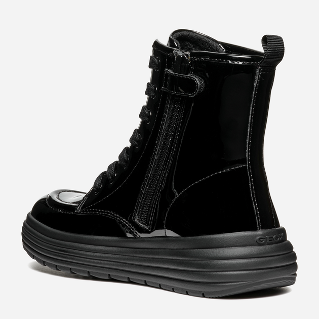 Підліткові демісезонні черевики для дівчинки Geox J Phaolae Girl J46ETA000HHC9999 36 Чорні (8056206926585) - зображення 3