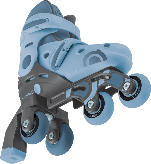 Роликові ковзани Globber 2в1 розмір 26-29 Сіро-сині 780-200 (4895224410942) - зображення 3