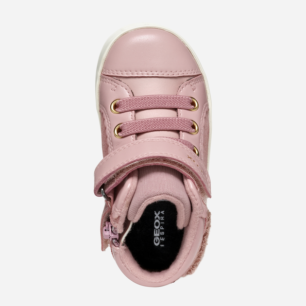 Дитячі кеди для дівчинки Geox B Kilwi Girl B46D5A022NFC8056 23 Рожеві (8056206897748) - зображення 5