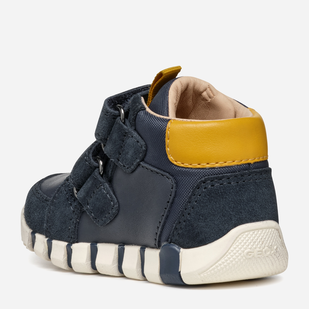 Buty sportowe chłopięce na rzepy Geox B Iupidoo Boy B4655B022BCCF42Q 24 Granatowe (8056206940161) - obraz 4
