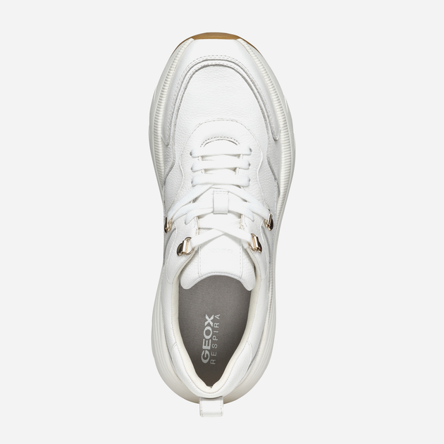 Sneakersy damskie Geox D Diamanta D36UFE00046C1000 40 Białe (8056206464964) - obraz 5