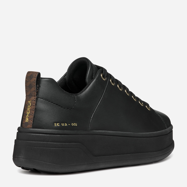 Sneakersy damskie na platformie Geox D Spherica Ecub-2 D46WVA00085C9997 40 Czarne (8056206910386) - obraz 4