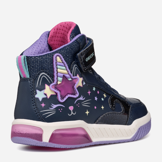 Sneakersy młodzieżowe dla dziewczynki Geox J Inek Girl J46ASB0BCKCC4243 35 Granatowe (8056206891043) - obraz 4