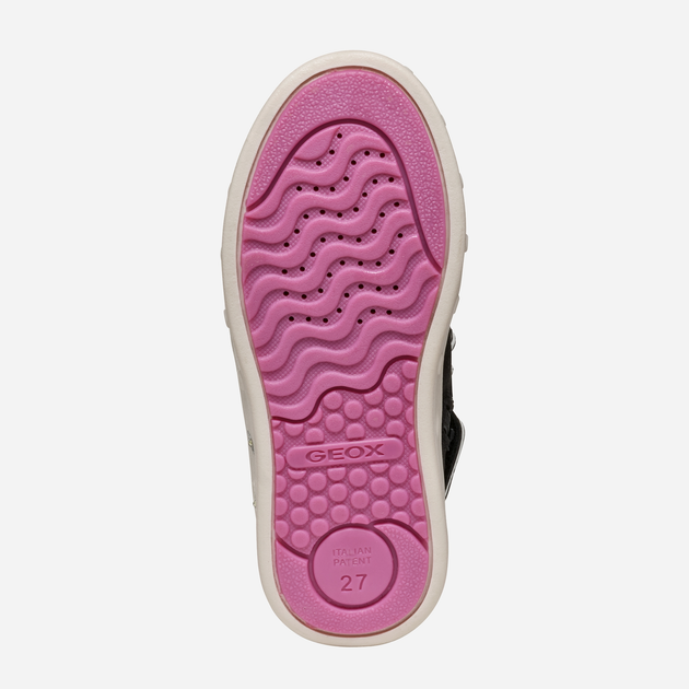 Підліткові кеди для дівчинки Geox J Skylin Girl J468WE011KNC9999 35 Чорні (8056206902503) - зображення 6