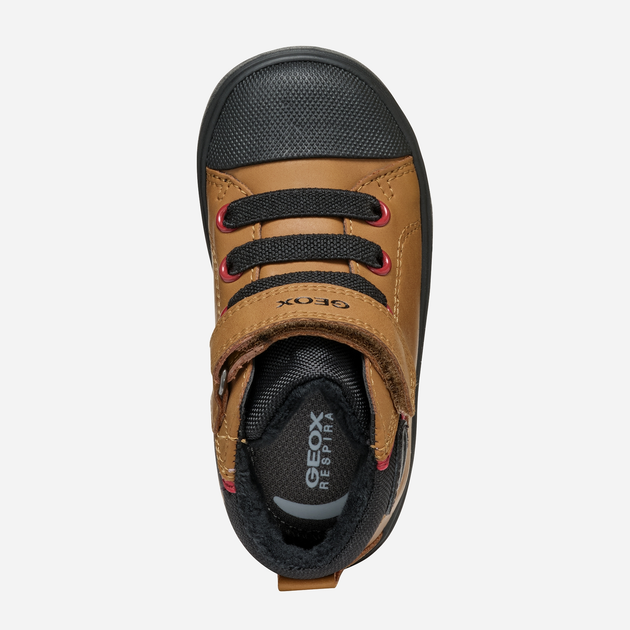 Дитячі демісезонні черевики для хлопчика Geox B Gisli Boy B461NC0MEFUC2G9B 26 Коричневі (8056206876637) - зображення 5