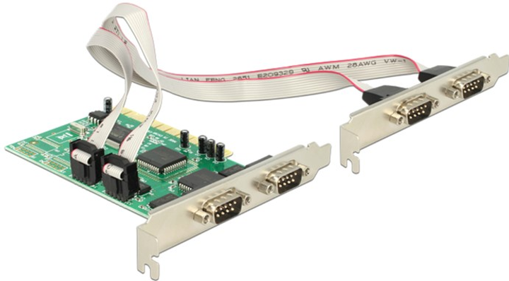 Плата розширення Delock PCI - 4 x Serial RS-232 (4043619890460) - зображення 2