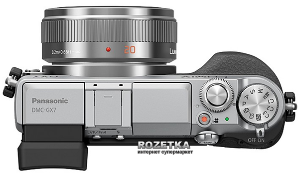 Фотоапарат Panasonic Lumix DMC-GX7 Kit 20mm Silver (DMC-GX7CEE-S