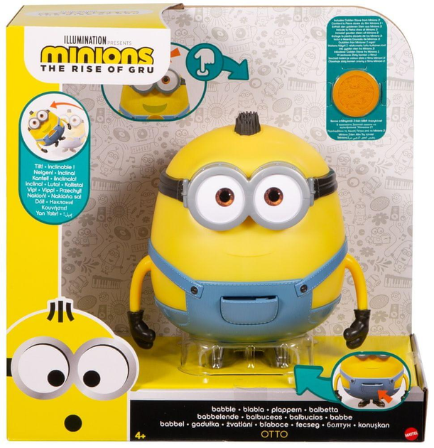 Minionki Minionek Chatterbox Gmf27 статуетка мінійони отто Mattel ...