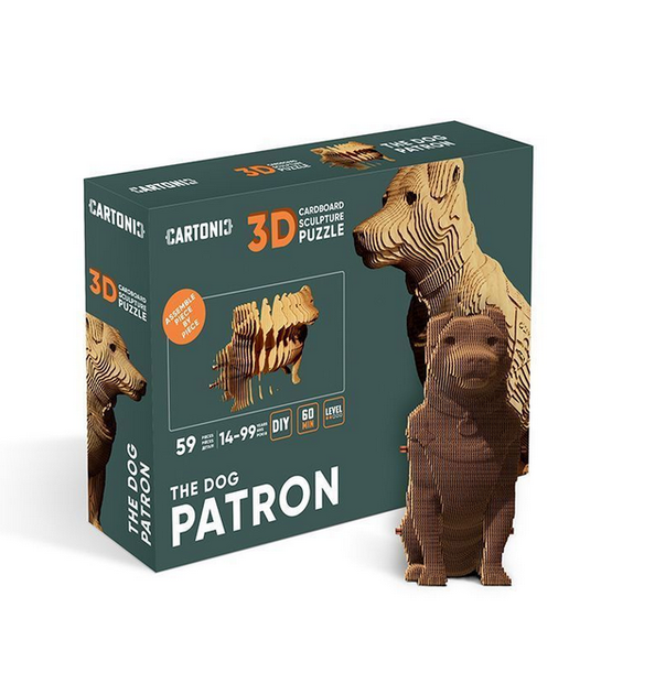 Картонный конструктор Cartonic 3D Puzzle PATRON THE DOG - изображение 2