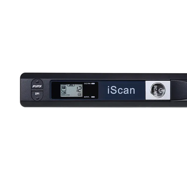 Портативний ручний сканер iScan S001 900dpi LCD Black - зображення 2