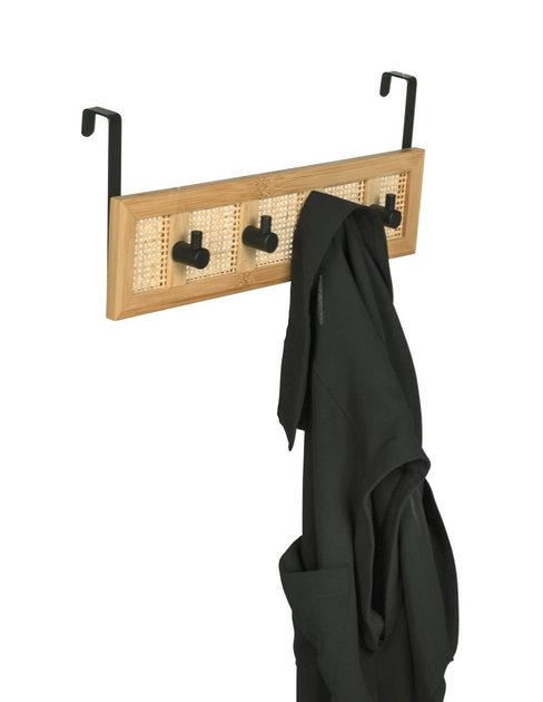 Wieszak na drzwi Wenko Allegre Bamboo 4 haczyki (4008838380390) - obraz 5