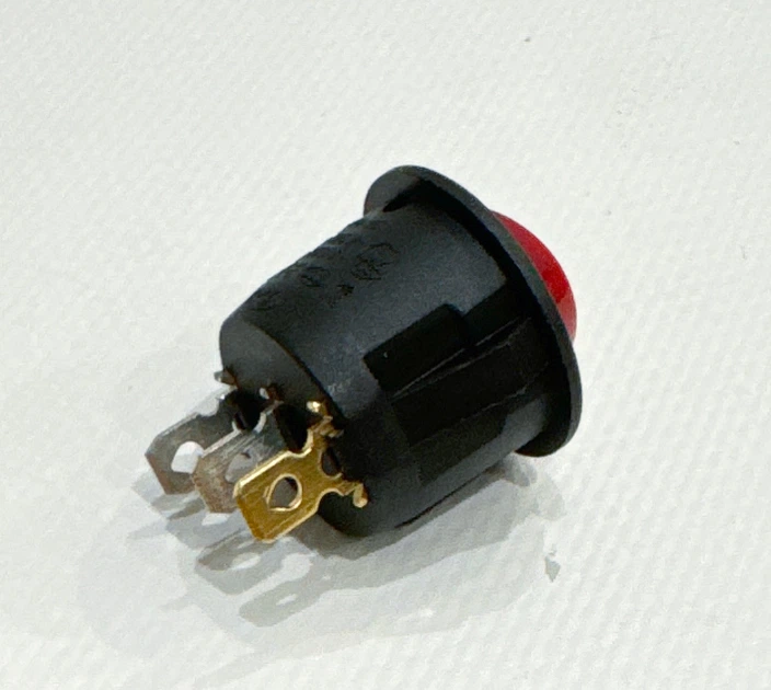 Кнопка круглая с подсветкой 6А,250V 3 контакта ON-OFF 60-66-22 - изображение 4