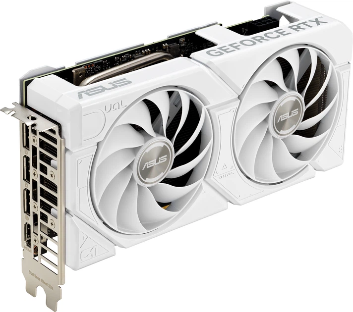 Видеокарта ASUS PCI-Ex GeForce RTX 4070 Dual EVO White OC Edition