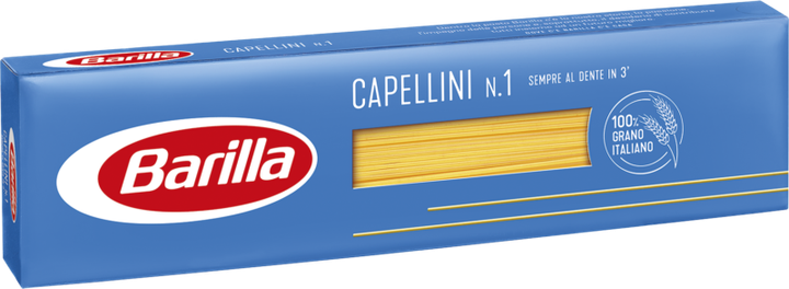 Паста з твердих сортів пшениці Барілла Капелліні Barilla Capellini n.1 500 г - Фото 1 Паста з твердих сортів пшениці Барілла Капелліні Barilla Capellini n.1 500 г - зображення 1
