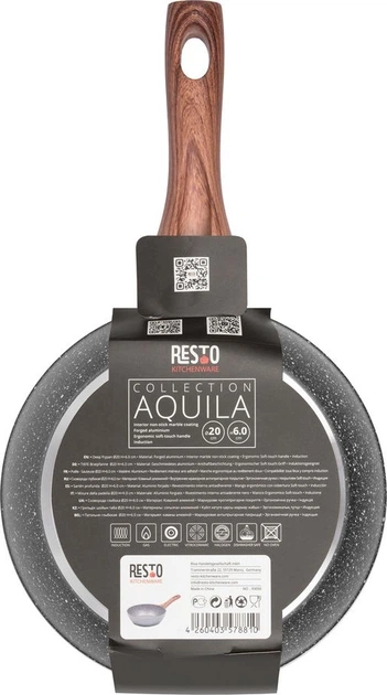 Сковорода глибока Resto Aquila 93050 20 см (4260403578810) - изображение 8