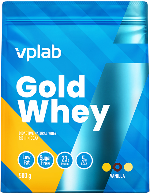 Białko VPLab Gold Whey 500 g Vanilla (5060730361678) - obraz 2