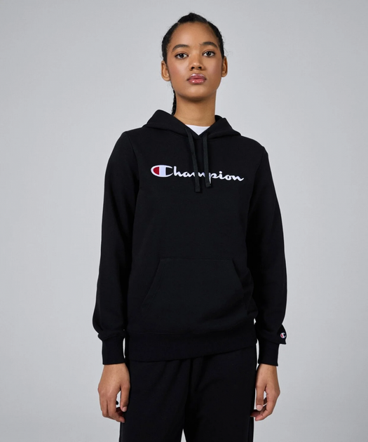 Худі Champion hooded sweatshirt S Чорний 117111-KK001 - Фото 1 Худі Champion hooded sweatshirt S Чорний 117111-KK001 - зображення 1