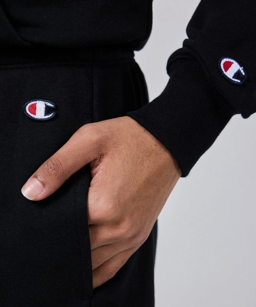 Худі Champion hooded sweatshirt S Чорний 117111-KK001 - Фото 4 Худі Champion hooded sweatshirt S Чорний 117111-KK001 - зображення 4