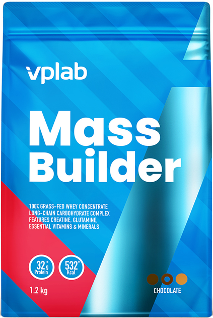 Протеїн VPLab Mass Builder 1.2 кг Шоколад (5060255354520) - зображення 2