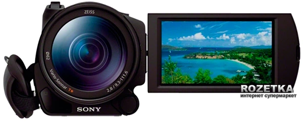 Видеокамера Sony Handycam FDR-AX100 4K Flash Black (FDRAX100EB.CEE