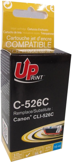 Набір картриджів UPrint для Canon C-551XL-PACK 25 мл + 4 x 15 мл BK.BK.C.M.Y - зображення 1