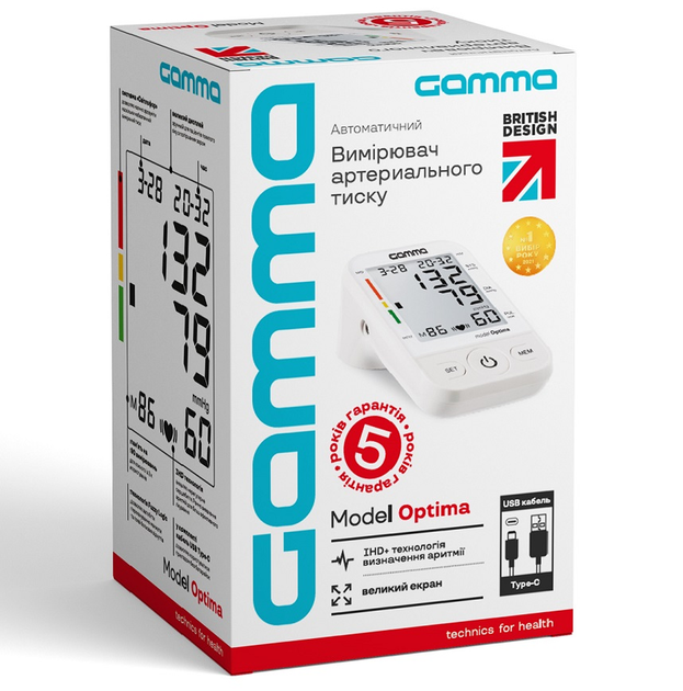 Тонометр автоматичний Gamma Optima 4Gen - зображення 2