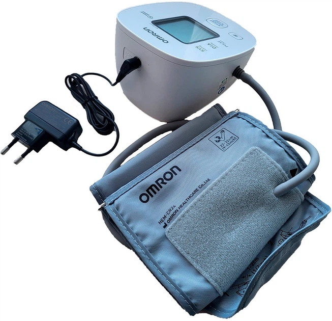 Тонометр автоматический Omron M1 Basic (7121 J-ARU) с адаптером - Фото 4 Тонометр автоматический Omron M1 Basic (7121 J-ARU) с адаптером - изображение 4