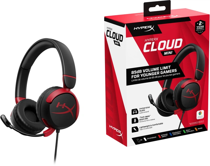 Słuchawki HyperX Cloud Mini Wired Black (7G8F4AA) - obraz 7