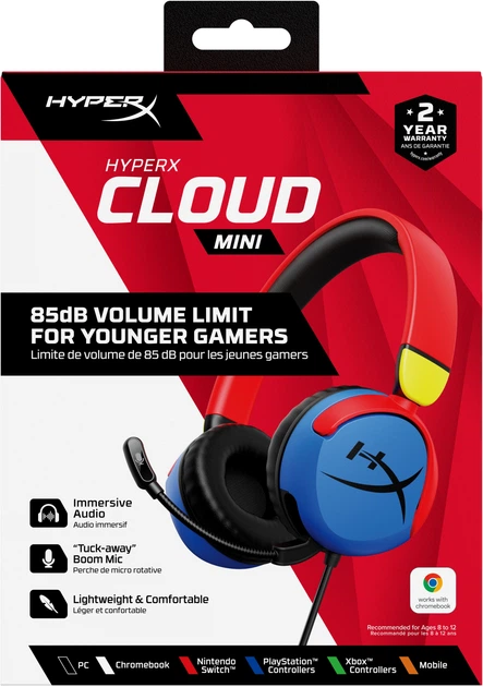 Słuchawki HyperX Cloud Mini Wired Multi-Color (7G8F3AA) - obraz 10
